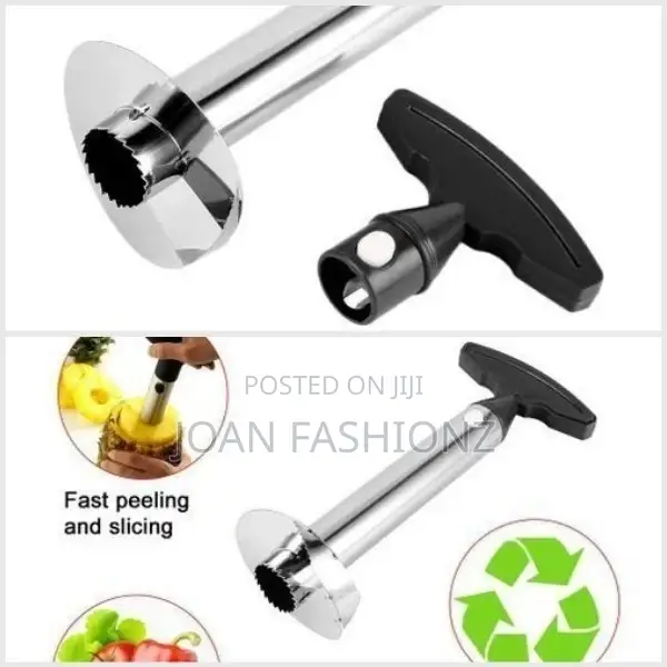Stainless Steel Pineapple Peeler Cutter-Silver