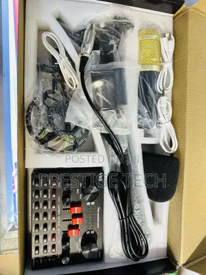 V8s Live Soundcard With Bm-800 Professional Microphone
