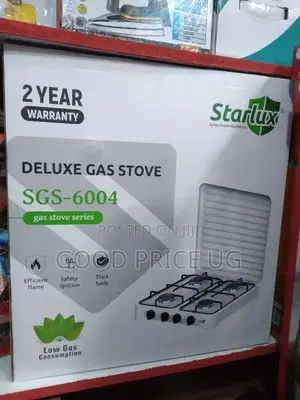 Starlux Deluxe Gas Stove With 2 Years Warranty