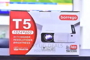 Borrego T5 Portable Mini Projector Wifi Home Theater Mirror