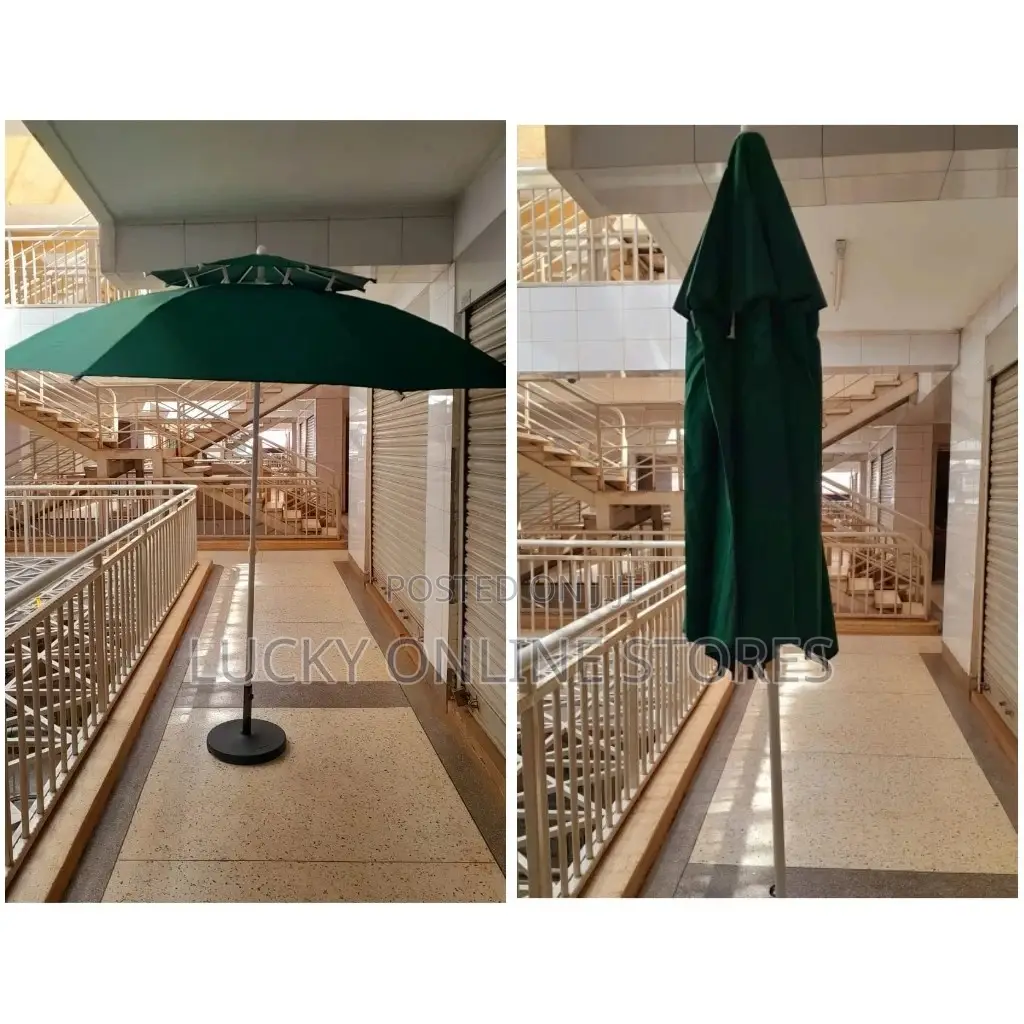 2.2m Garden Sun Umbrella With Base