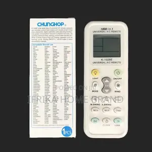 Universal a/C Air Conditioner K-1028e Remote Control