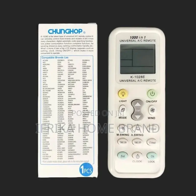 Universal a/C Air Conditioner K-1028e Remote Control
