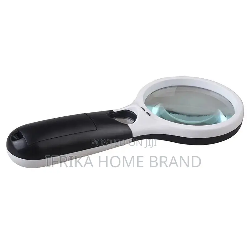 Dual Magnifying Lens With 3 LED Lamp Balls