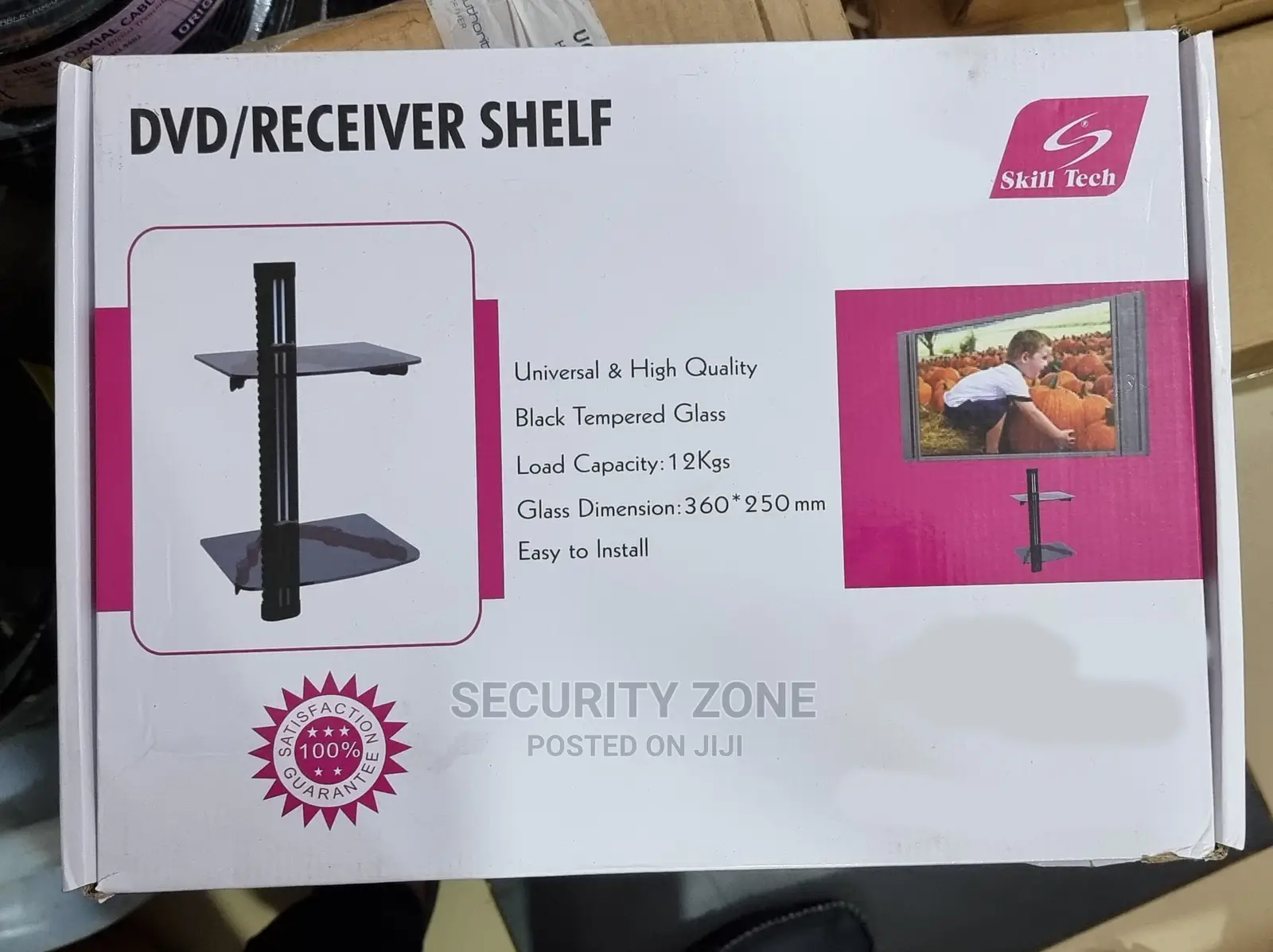 Double Shelf DVD Receiver Mount