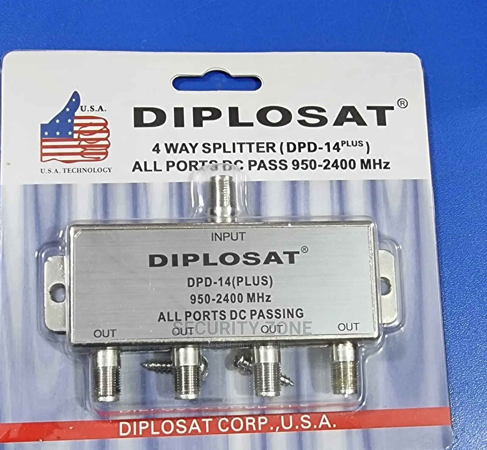 4way Signal F Connector Splitter