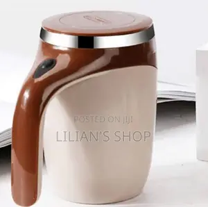 Automatic Self Stirring Mug Stainless Steel