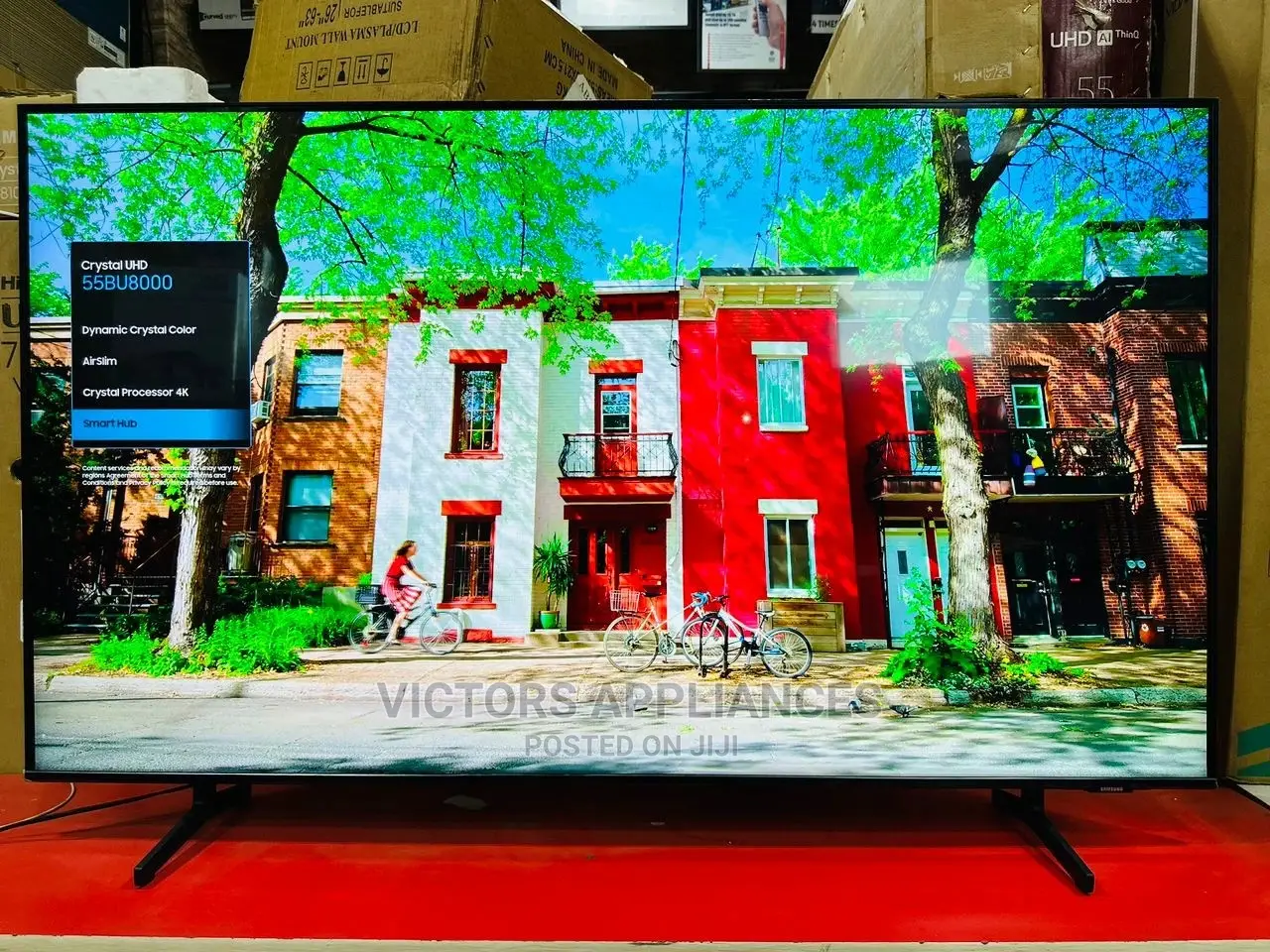 Samsung 55inches 55bu8000 Crystal Uhd Smart TV