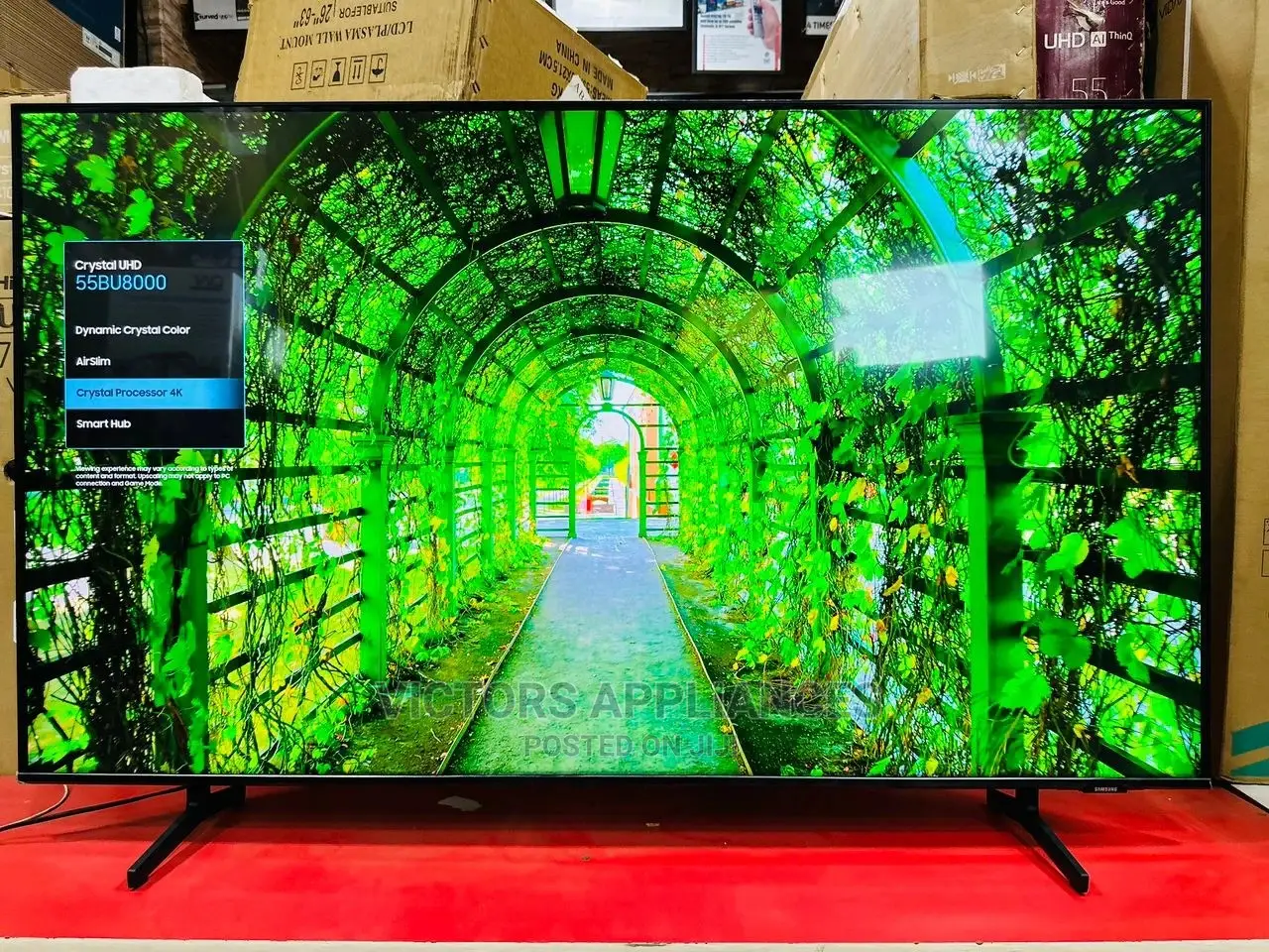 Samsung 55inches 55bu8000 Crystal Uhd Smart TV