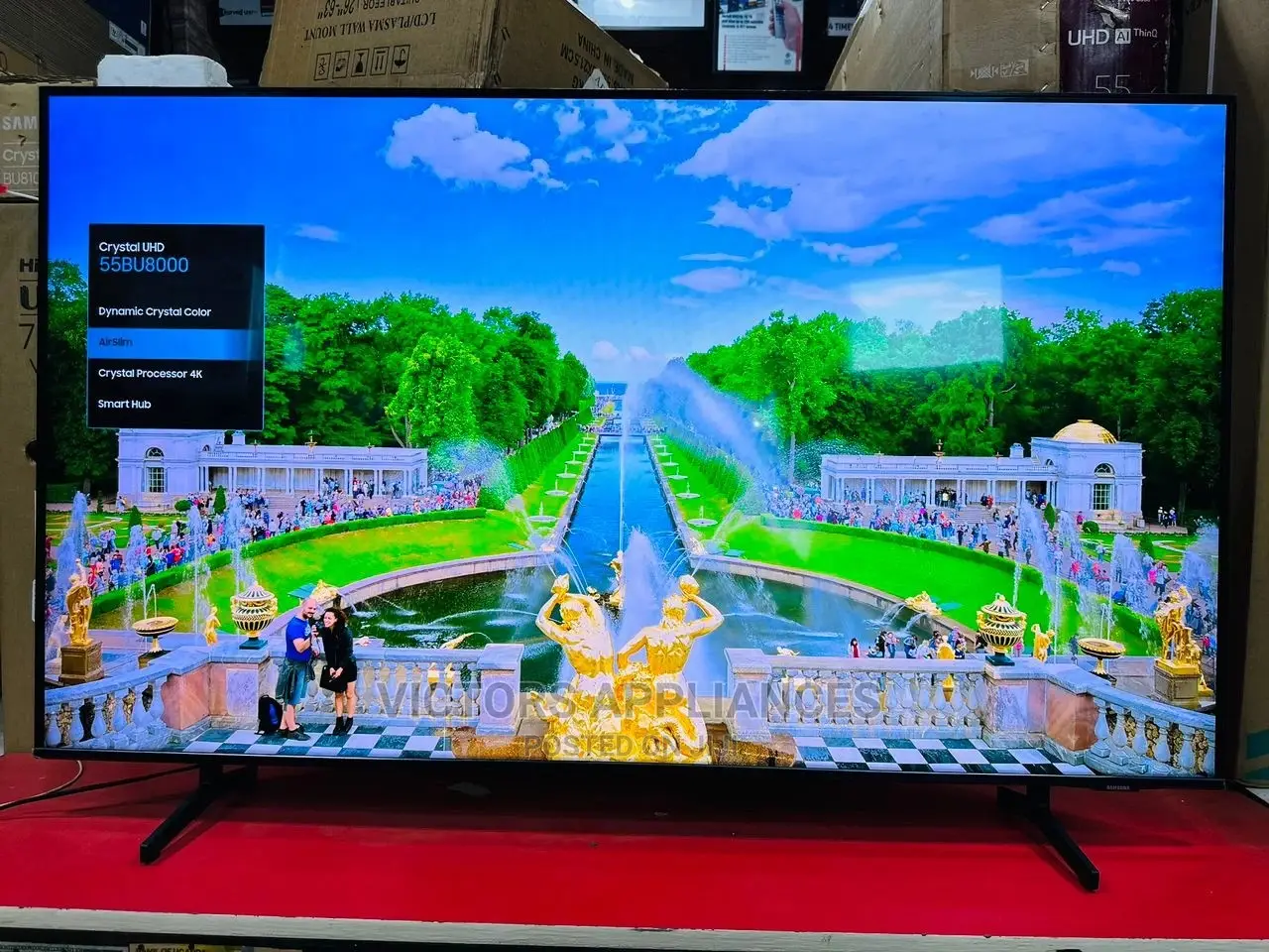 Samsung 55inches 55bu8000 Crystal Uhd Smart TV