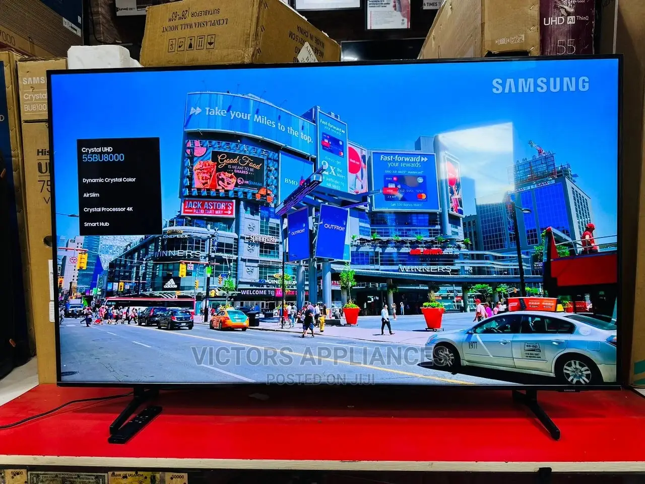 Samsung Crystal Uhd 55inch Smart TV 55bu8000
