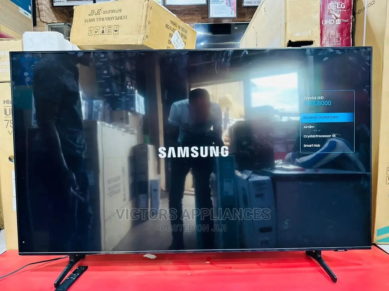 Samsung Crystal Uhd 55inch Smart TV 55bu8000