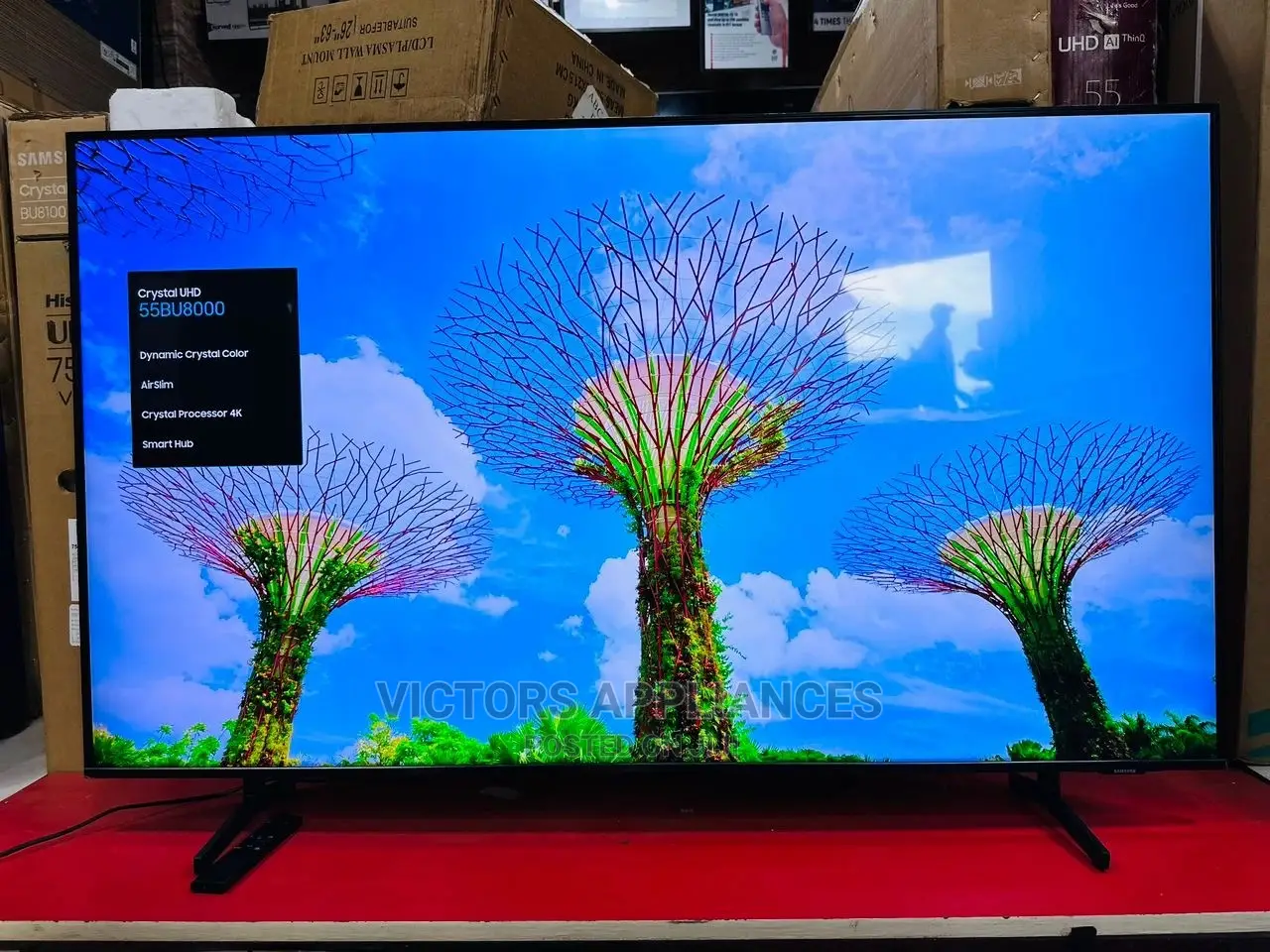 Samsung Crystal Uhd 55inch Smart TV 55bu8000