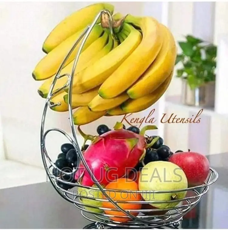 Stainless Steel Fruit Holder - Silver