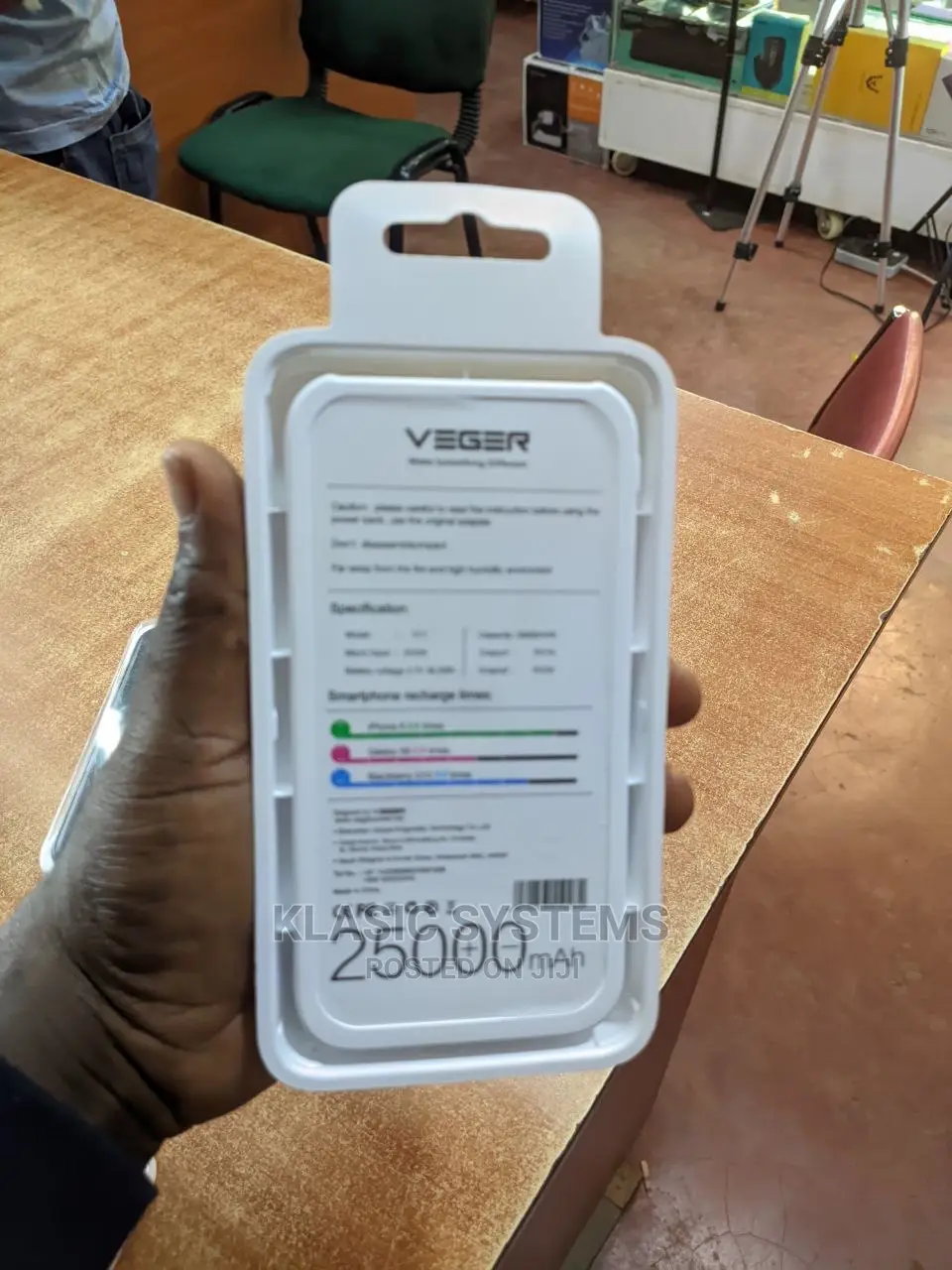 Power Bank Veger 25000mha