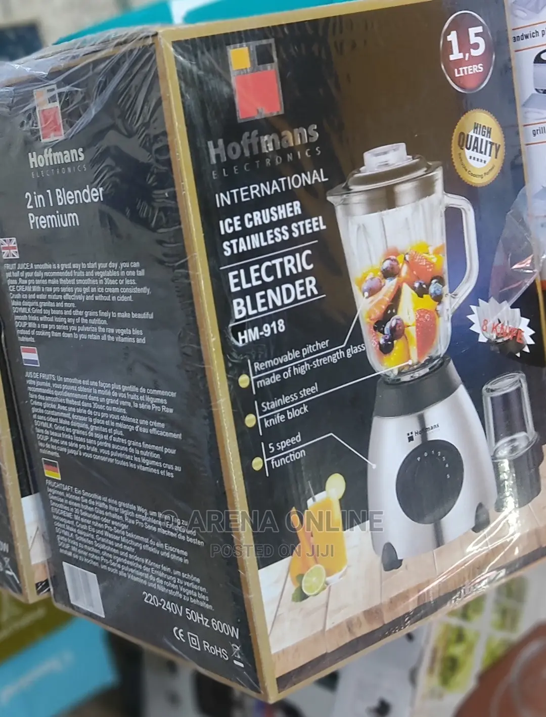 2 in 1 Stainless Steel Blender-Hoffman's