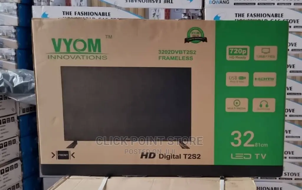 Vyom 32" Tv / 32 Inch Tv / Digital Tv / 32 Inch Frameless Tv