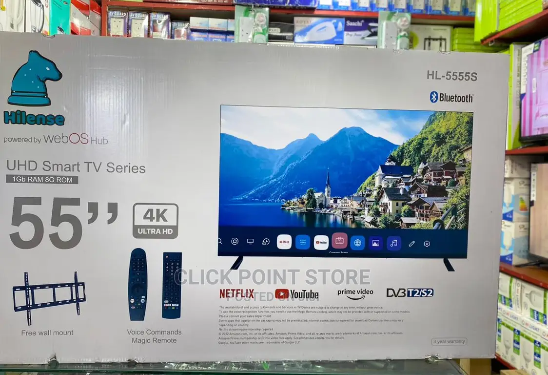 Hilense 55 Inch Tv / 55 Inch Smart Tv / UHD 55 Inch TV