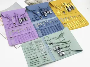 16pcs Manicure Set Nail Clippers Pedicure Kit Cutter
