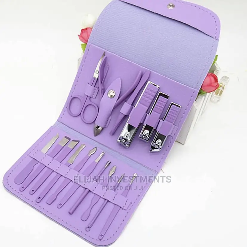 16pcs Manicure Set Nail Clippers Pedicure Kit Cutter