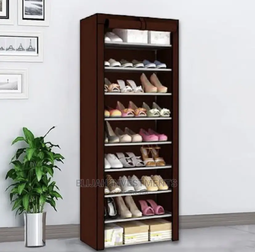 New 10 Tier 9 Grid Shoe Rack