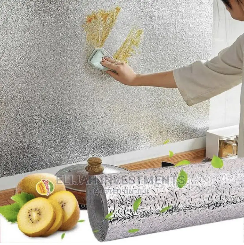 Silver Kitchen Waterproof Wall Sticker