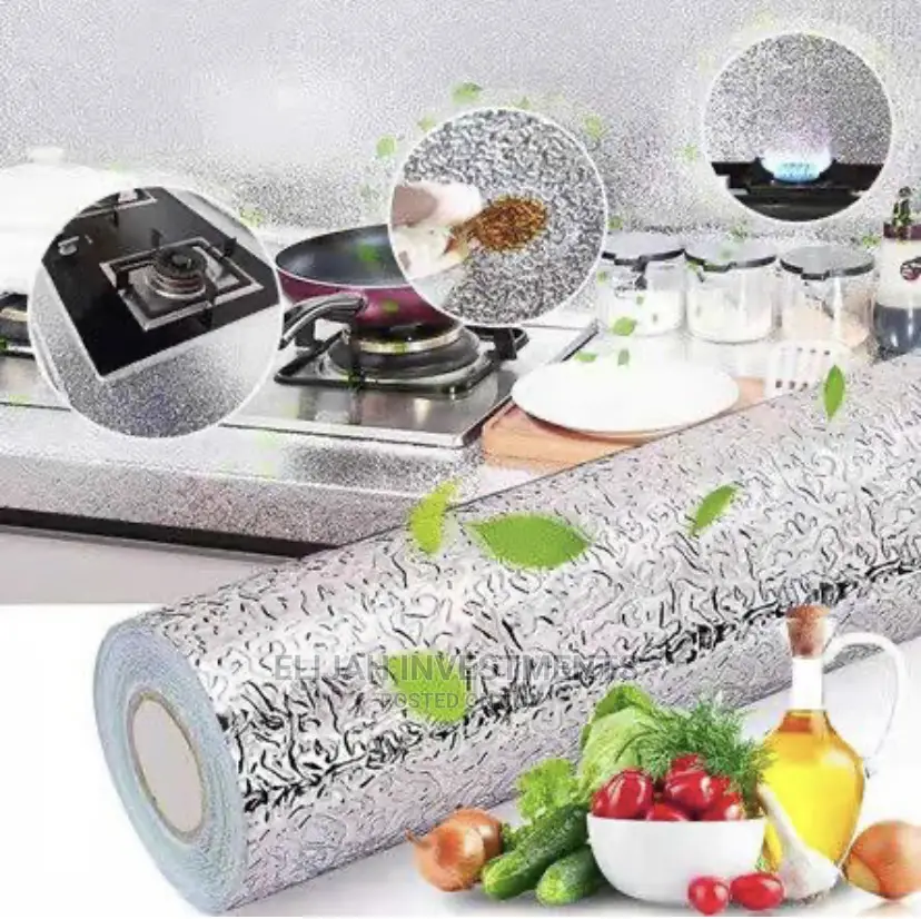 Silver Kitchen Waterproof Wall Sticker