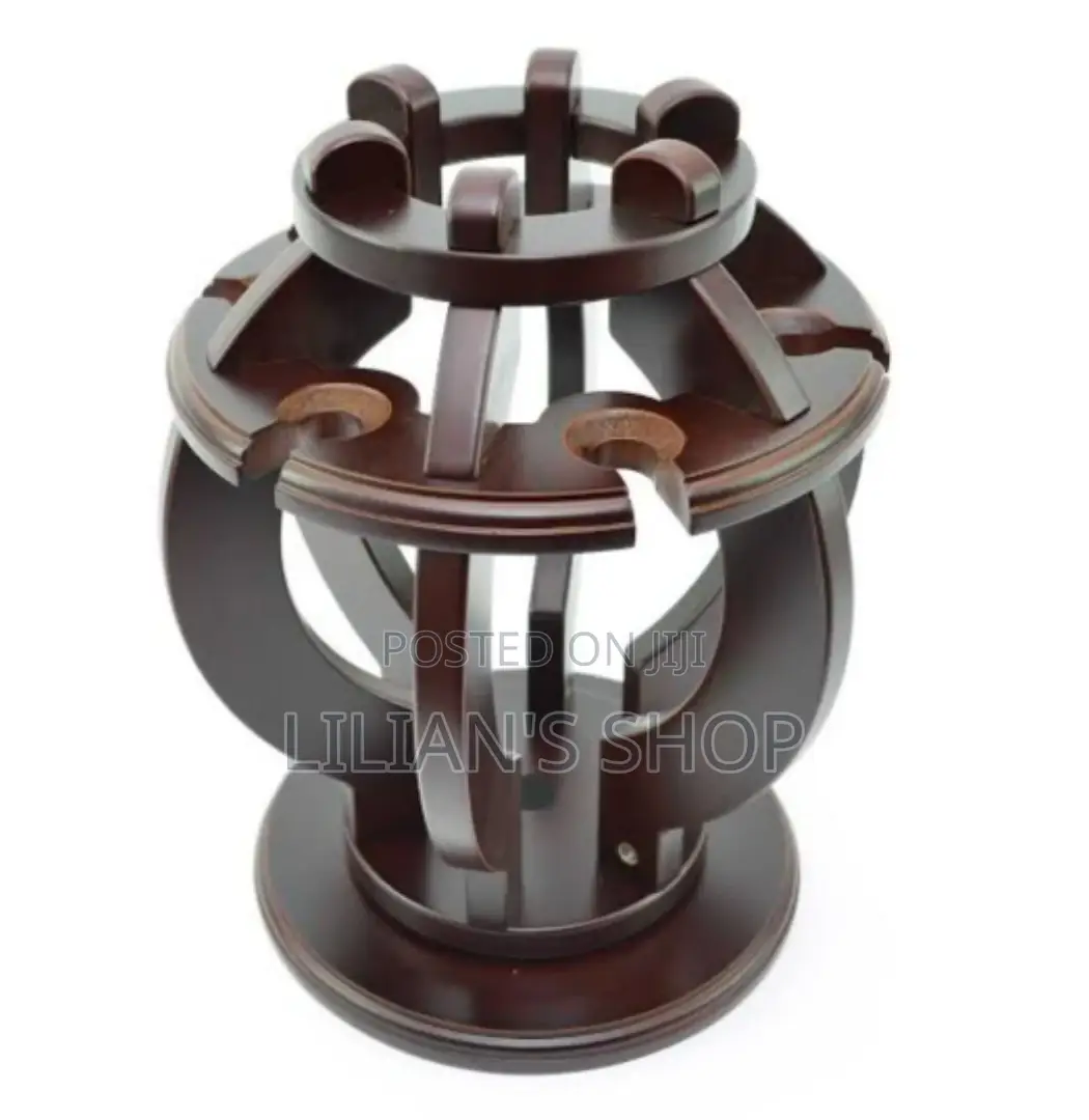 Solid Wooden Luxury Wine Rack and Glass Holder