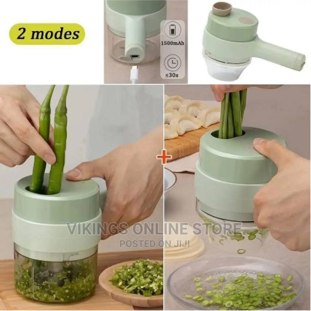 4 in 1 Electric Handheld Cooking Hammer Vegetable Cutter