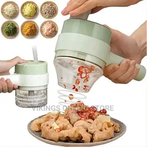 4 in 1 Electric Handheld Cooking Hammer Vegetable Cutter