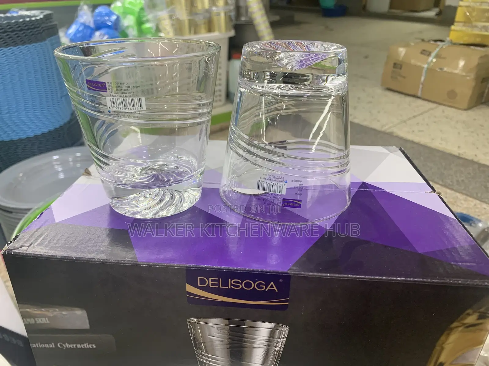 6pc Classic Whiskey Glasses