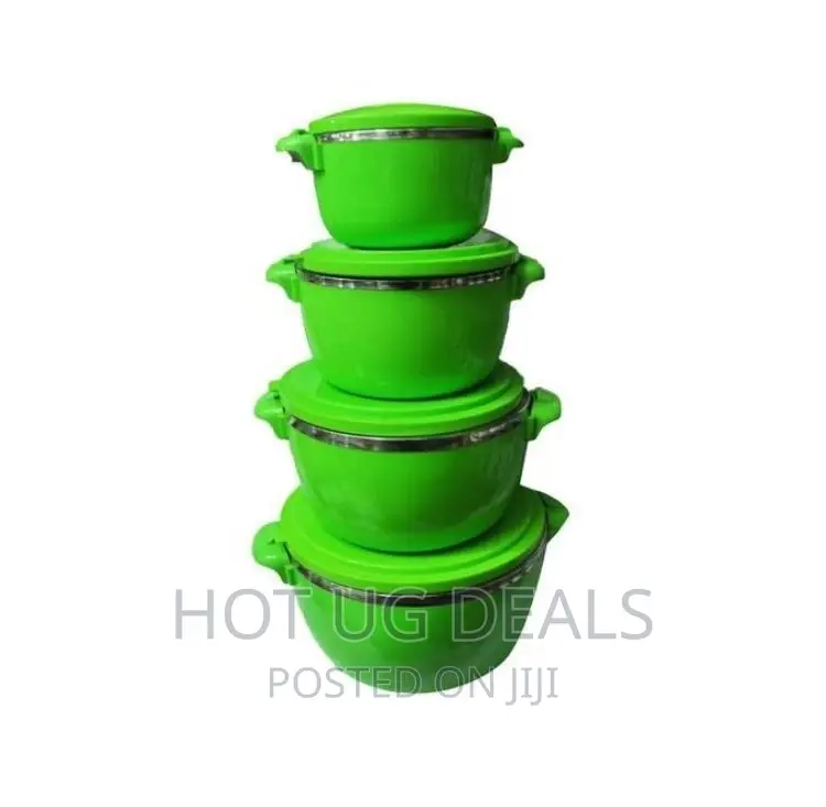 4 PCS of Insulation Pots - Green