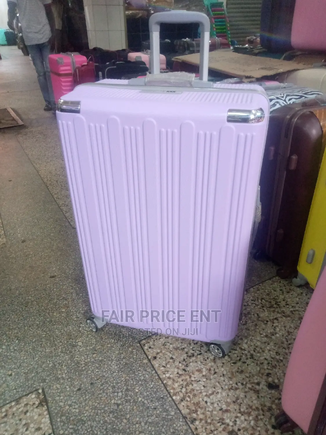 Original Executive Plastic Suitcases Large( Purple)