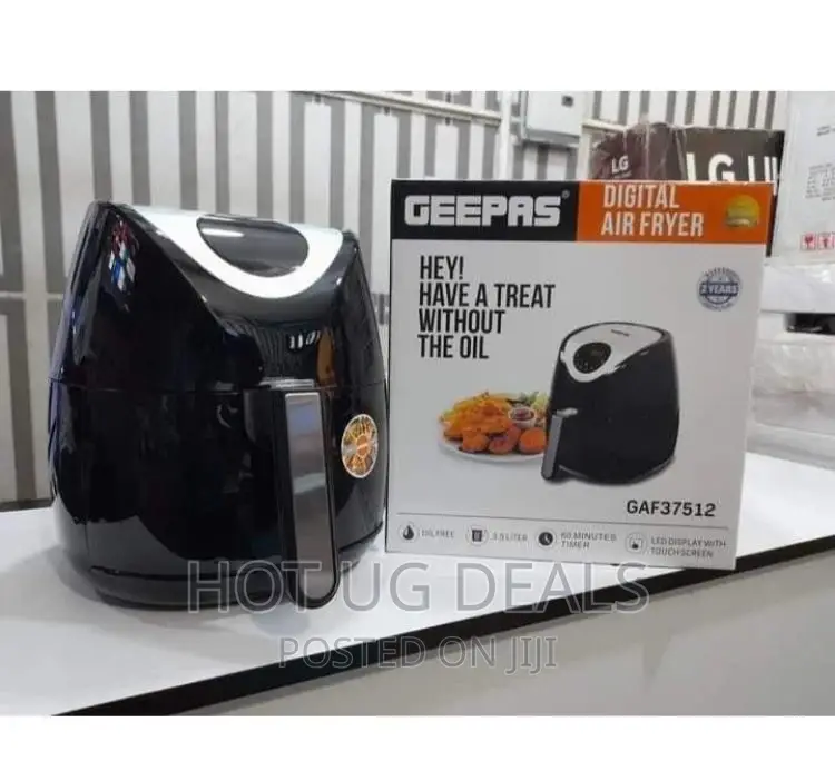 Geepas Digital Air Fryer 3.5l- Black