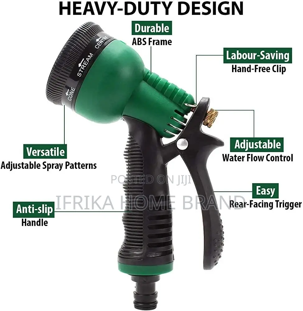 Pressure 8 Pattern Hand Sprayer Car/Bike Wash Water Gun