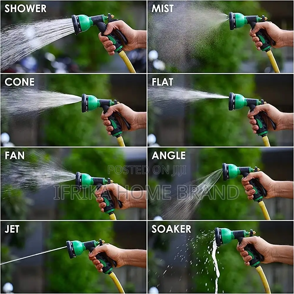 Pressure 8 Pattern Hand Sprayer Car/Bike Wash Water Gun
