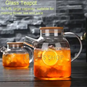 Glass Heat Resistant Tea Pot