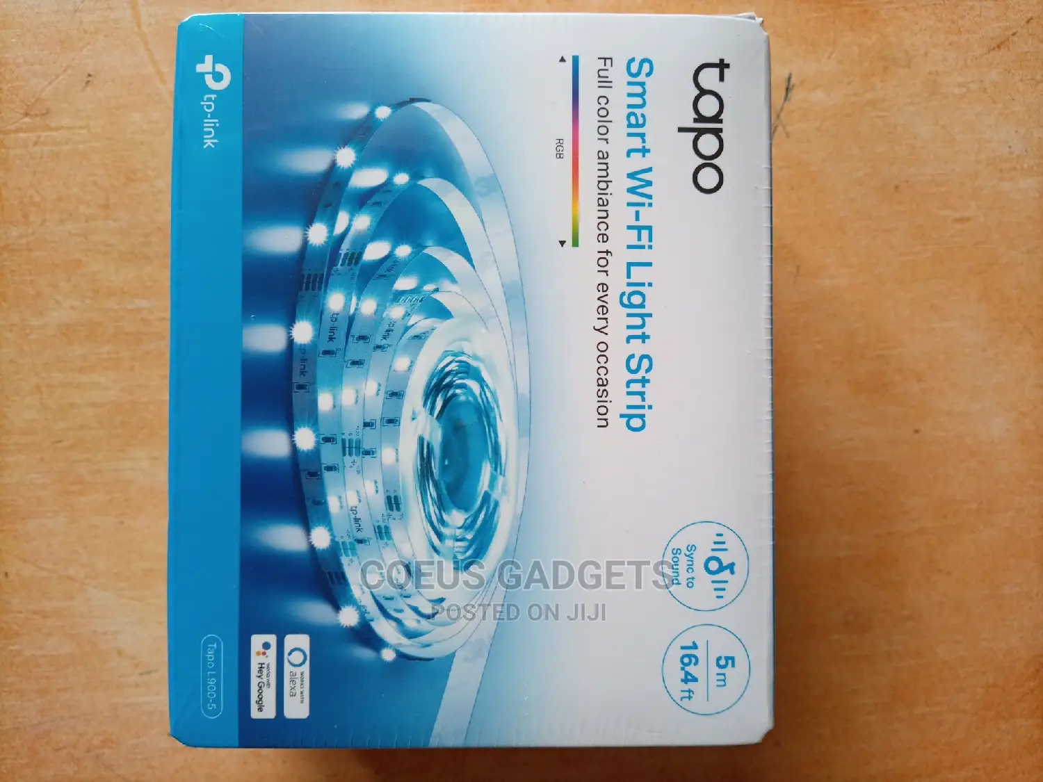 Smart Strip Light, Wifi, 5 Metres, Multi Color and Dimmable