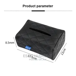 Leather Car Tissue Box