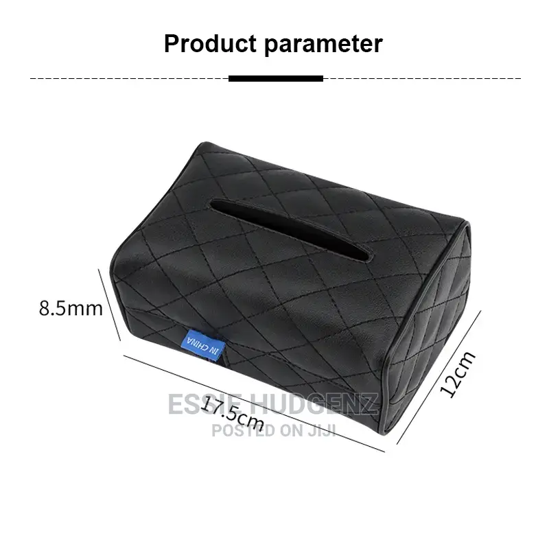 Leather Car Tissue Box