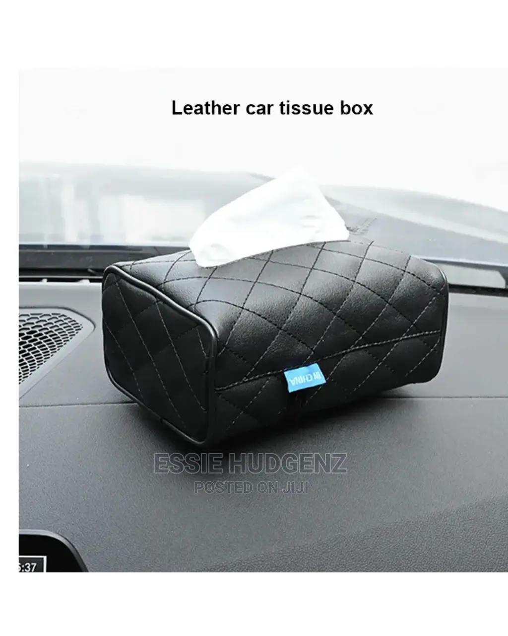Leather Car Tissue Box