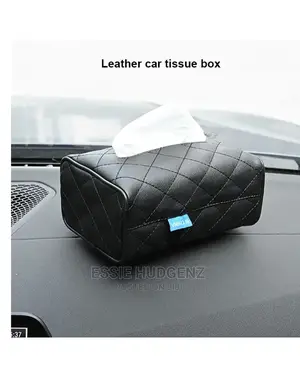 Leather Car Tissue Box