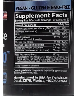 Raw Science Skin Cleanse Capsules for Pimple/Acne Prone Skin