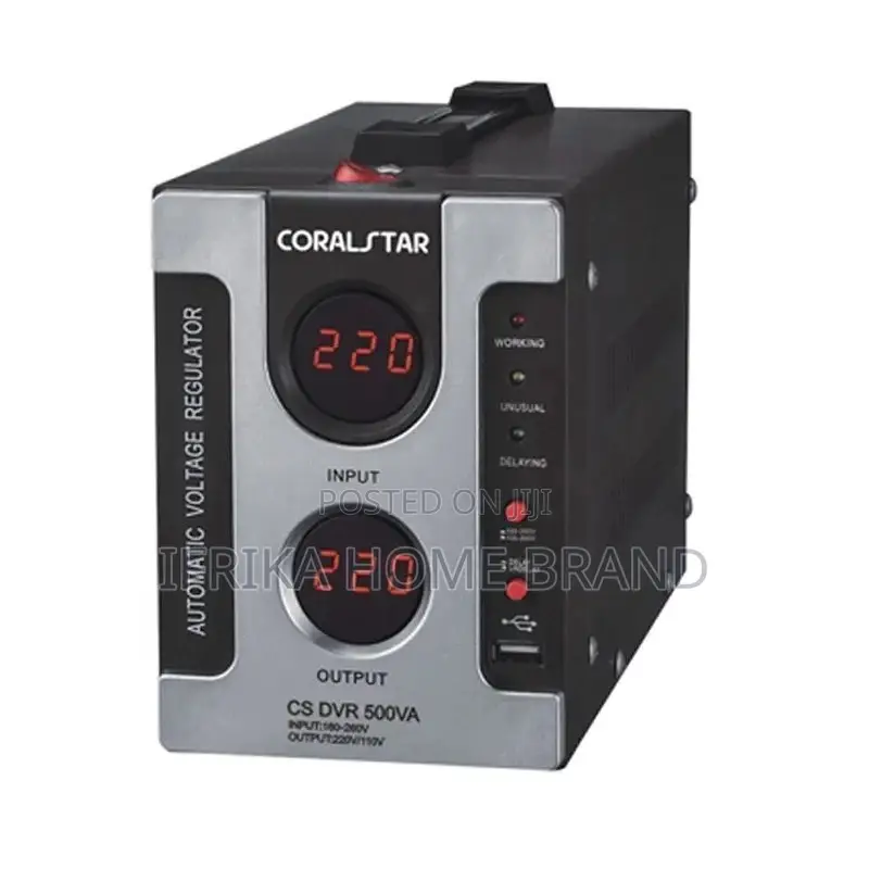 Coral Star 500va 500W Electric Automatic Voltage Regulator