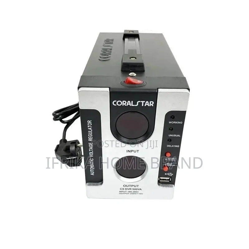 Coral Star 500va 500W Electric Automatic Voltage Regulator