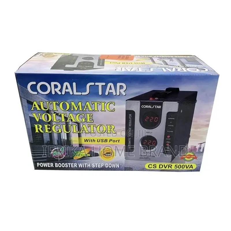 Coral Star 500va 500W Electric Automatic Voltage Regulator