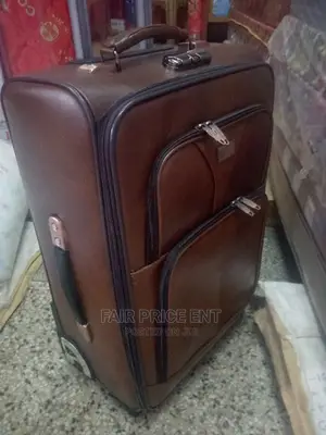 Original Leather Suitcases Large( Brown)