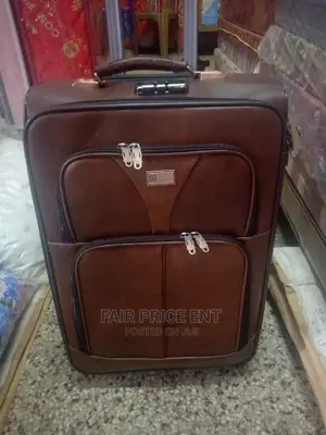 Original Leather Suitcases Large( Brown)