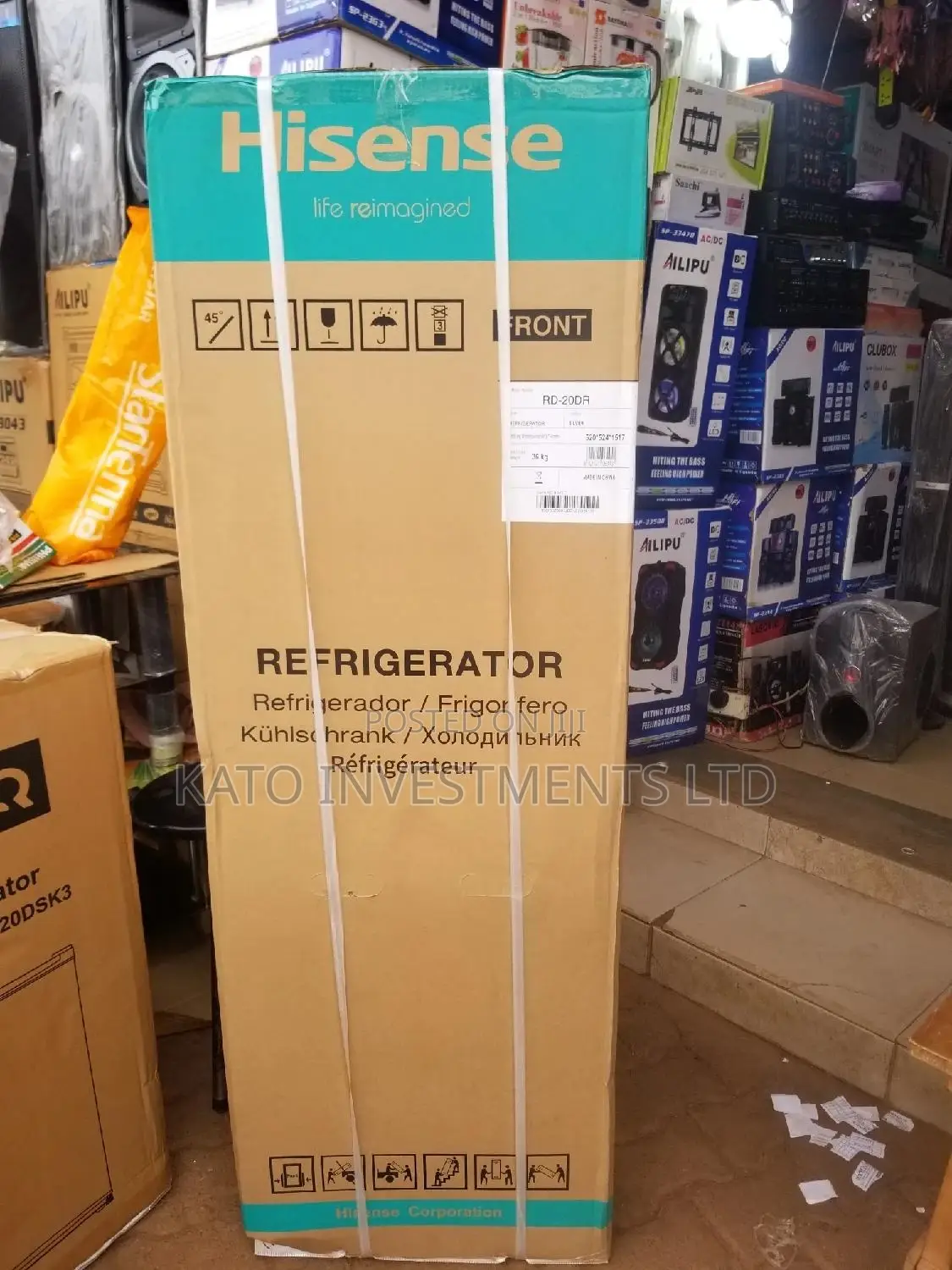 Hisense 200 Litres Double Door Fridge