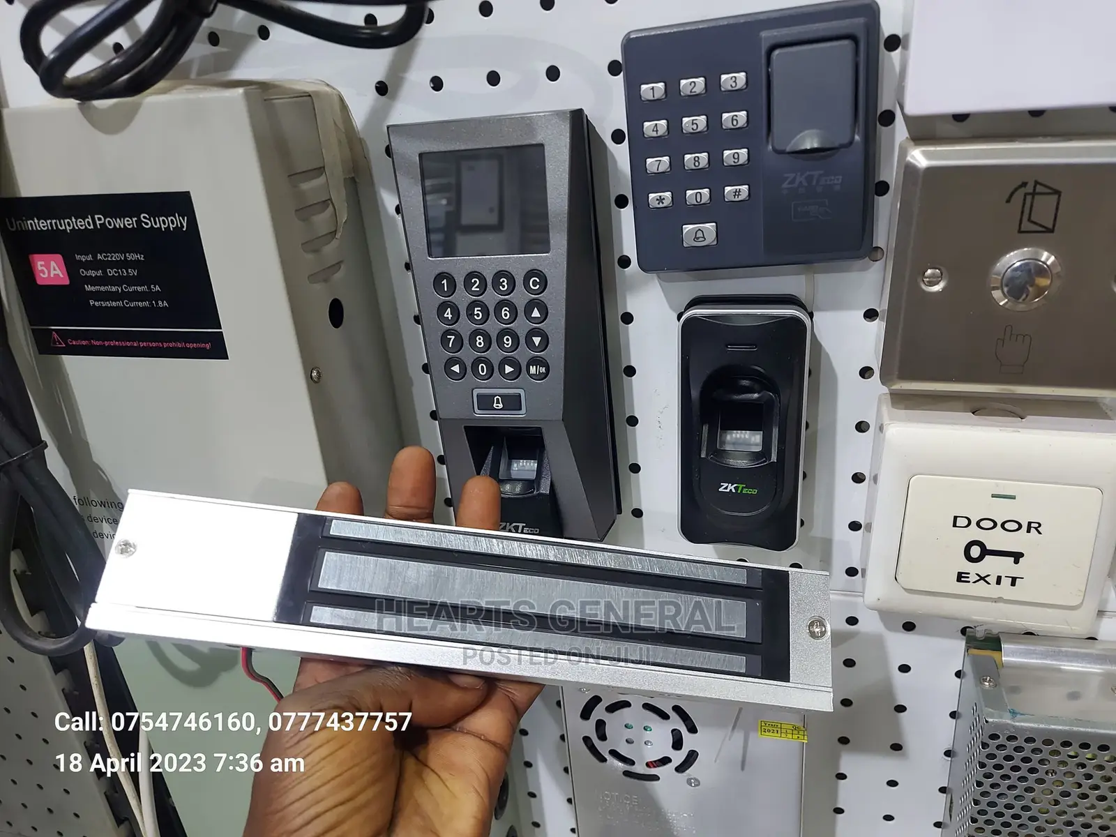 Electric Magnetic Door Lock (280kg 600lbs)